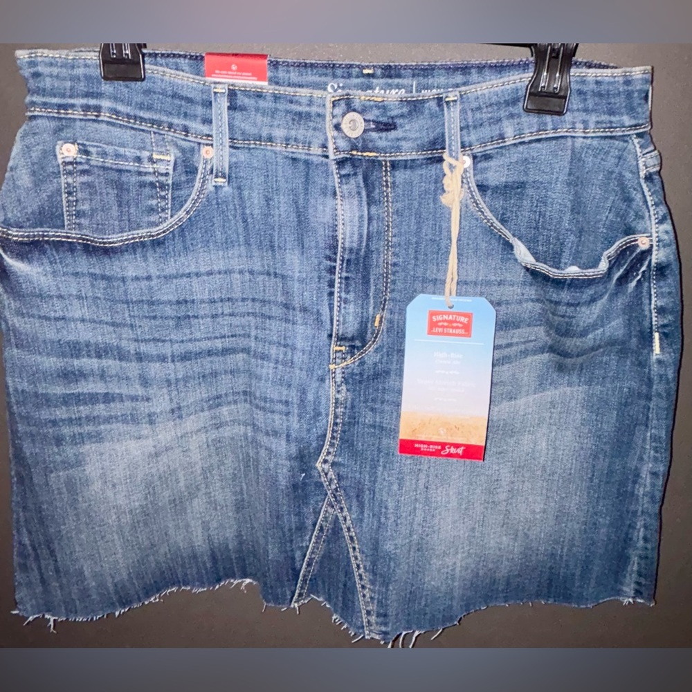 Denim Mini Skirt - Picture 6 of 15